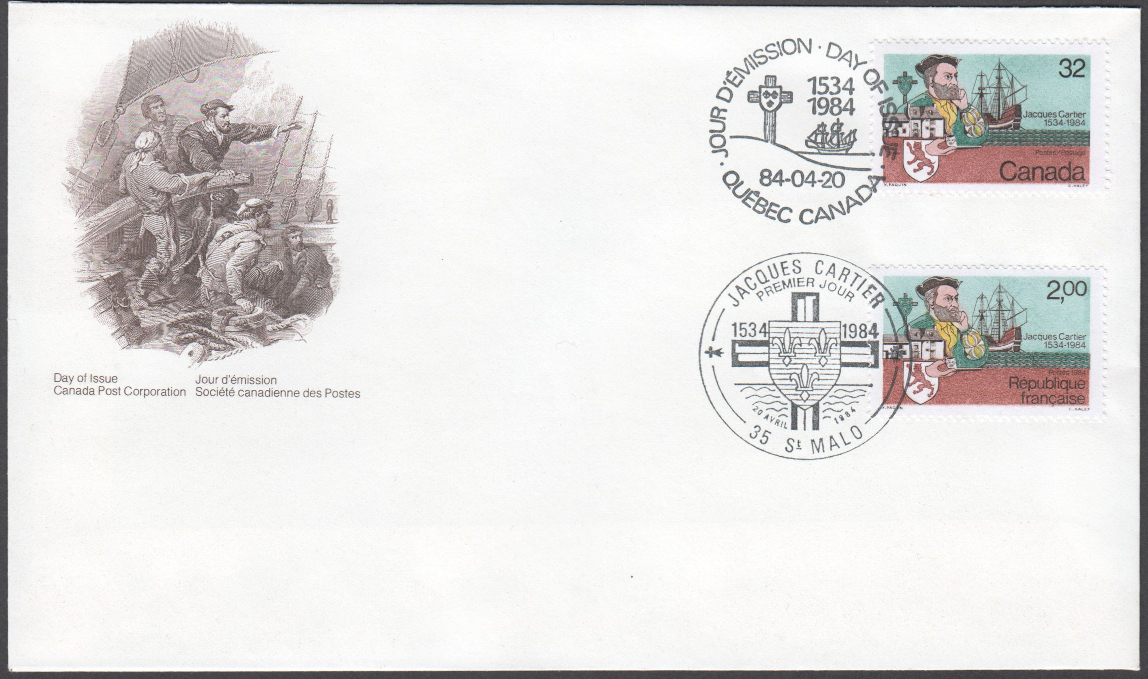 Canada Scott 1011 FDC Joint Issue - Click Image to Close